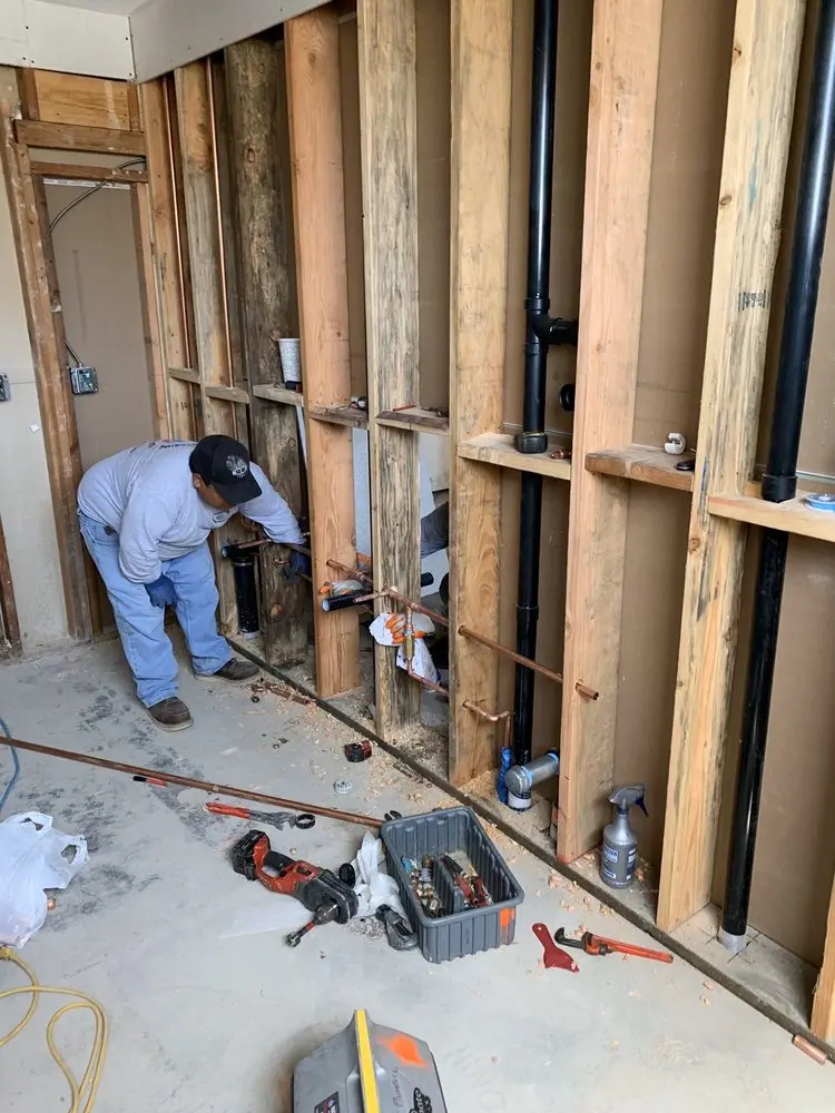 Commercial rough-in plumbing for Gas Line Repair in Upper Montvale